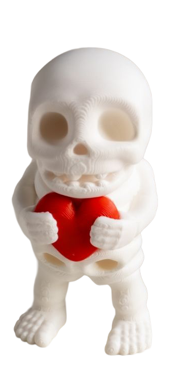 Skeleton Valentine, vista frente
